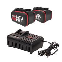 Комплект KRESS KAD22: 2 аккумулятора 6 Ач 20V и зарядное устройство 6А