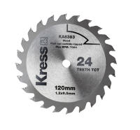Диск твердосплавный по дереву KRESS 24T TCT 120х1,2х9,5 мм